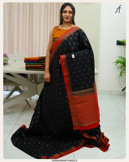 SEMI RAW SILK SAREE