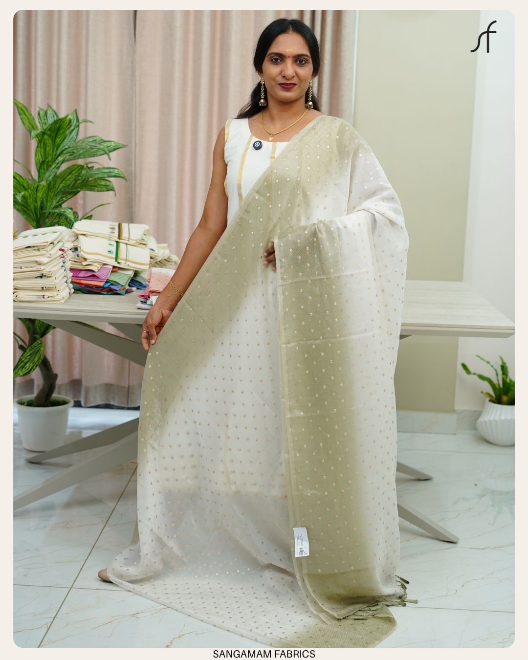 &nbsp;BUTTA DETAILED SAREE&nbsp;