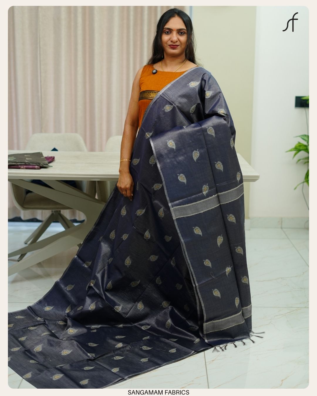 TISSUE TUSSAR SILK SAREE