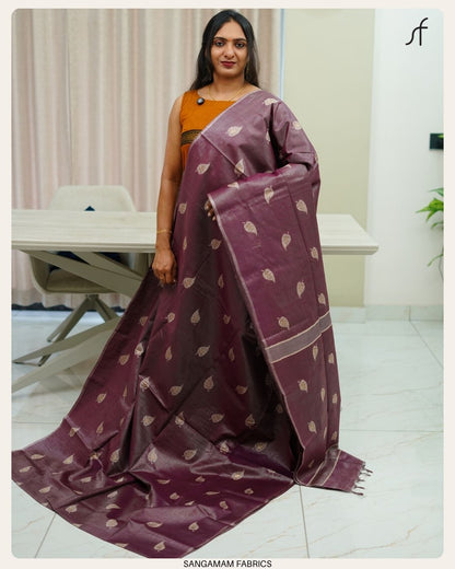 TISSUE TUSSAR SILK SAREE