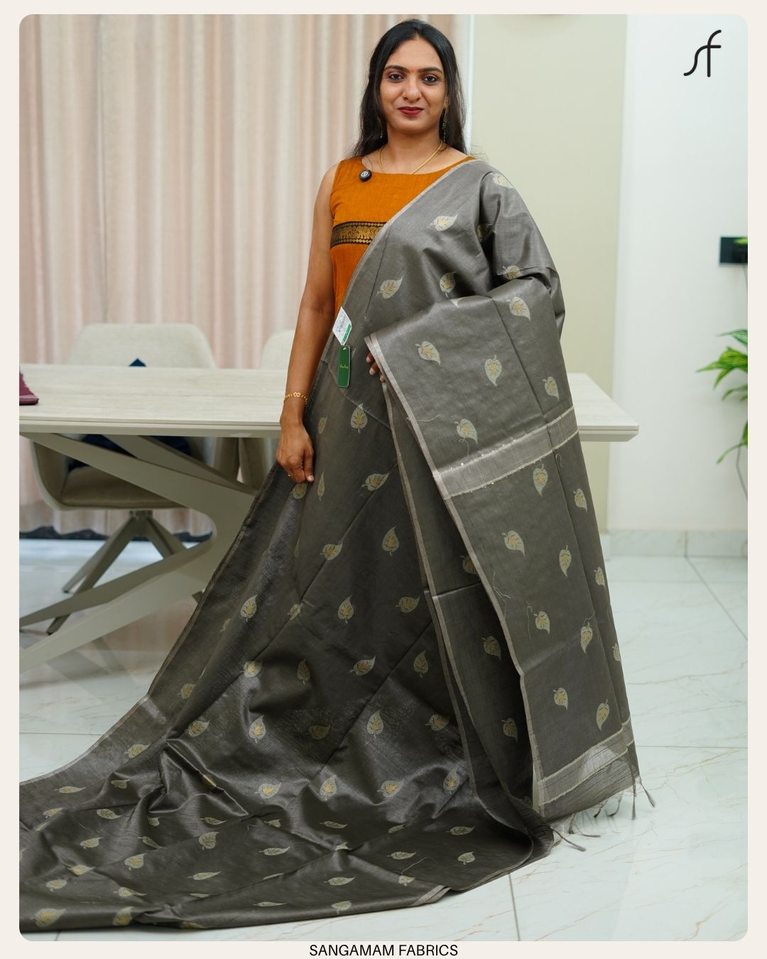TISSUE TUSSAR SILK SAREE