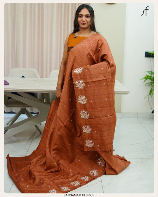 SEMI JUTE SAREE