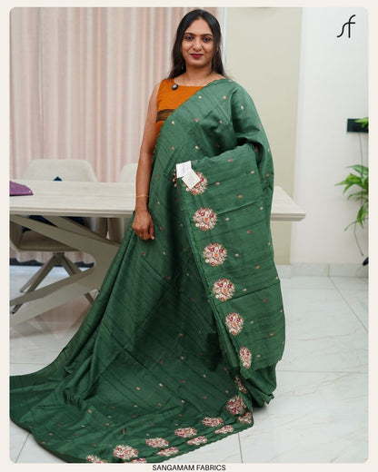 SEMI JUTE SAREE