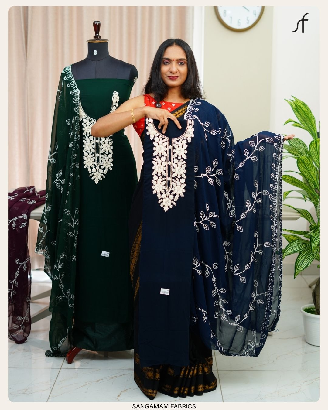 CHIKKANKARI GEORGETTE SALWAR SUIT