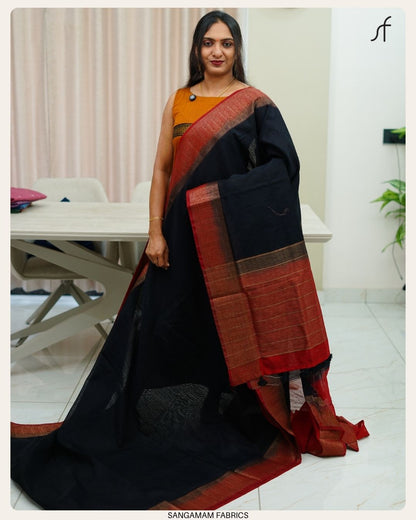 SEMI JUTE SAREE