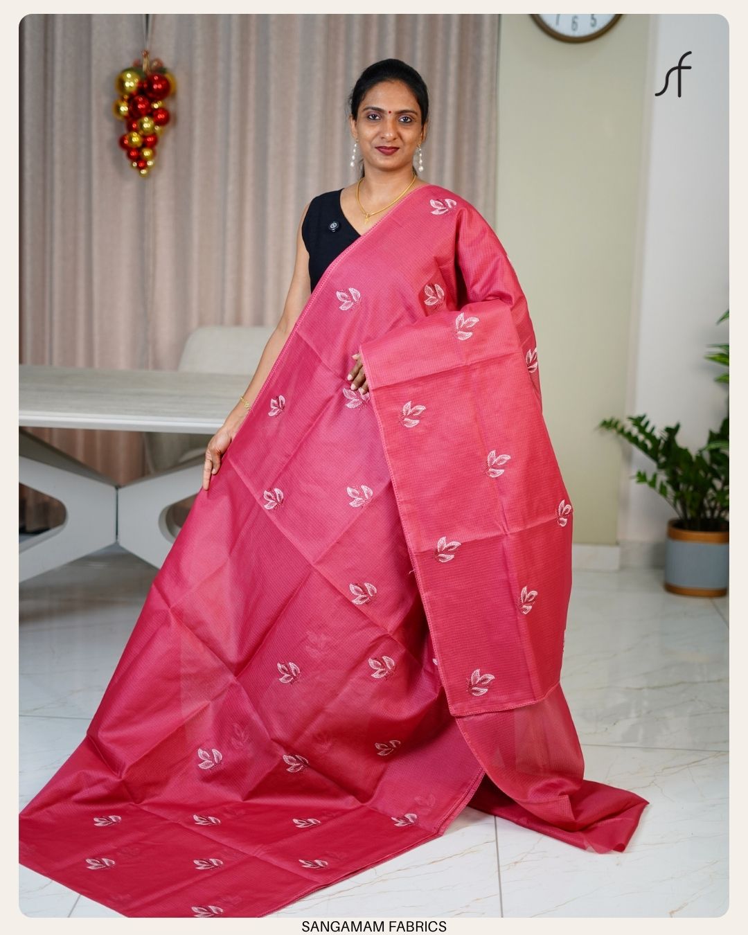 NET COTTA SAREE