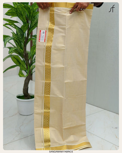 JACQUARD PATTERN DOUBLE MUNDU