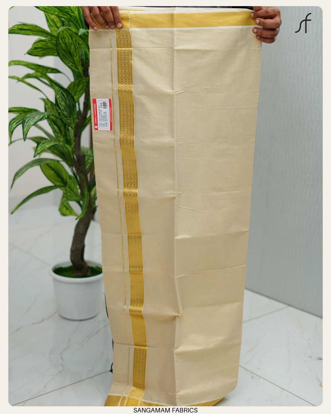 JACQUARD PATTERN DOUBLE MUNDU