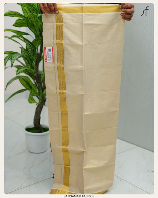 JACQUARD PATTERN DOUBLE MUNDU