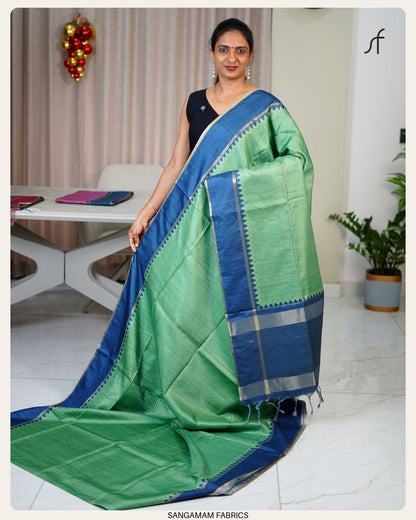 SEMI TUSSAR SILK SAREE