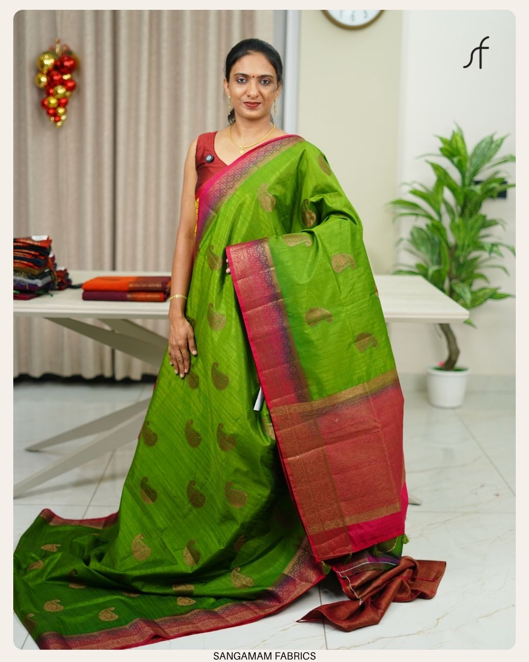 SEMI TUSSAR SILK SAREE