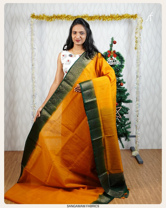SEMI JUTE SILK BANARASI  SAREE