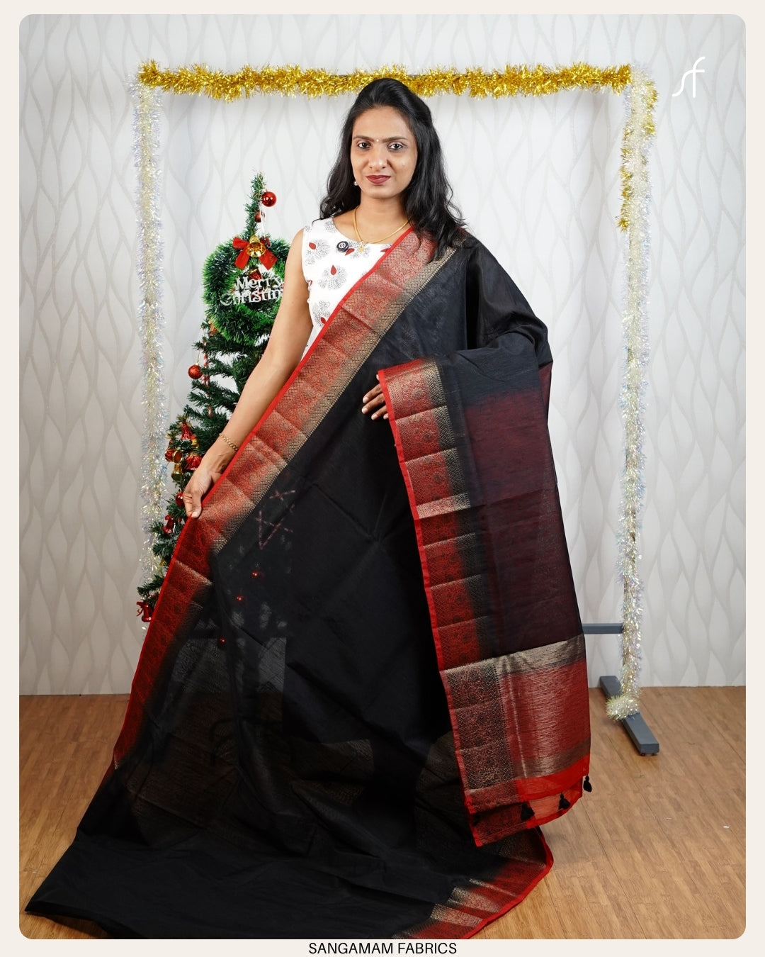 SEMI JUTE SILK BANARASI  SAREE