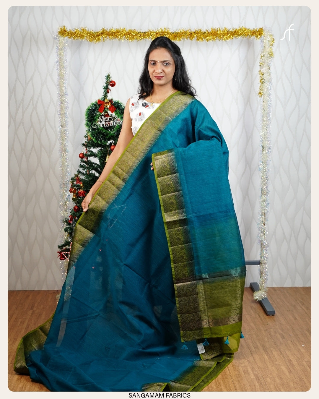 SEMI JUTE SILK BANARASI  SAREE
