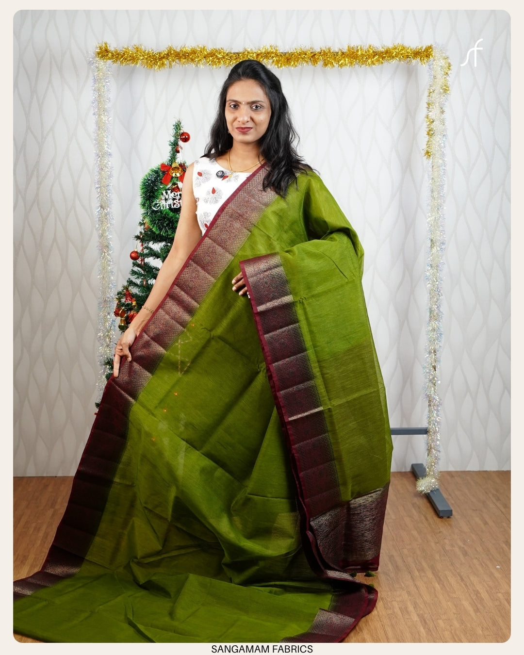 SEMI JUTE SILK BANARASI  SAREE