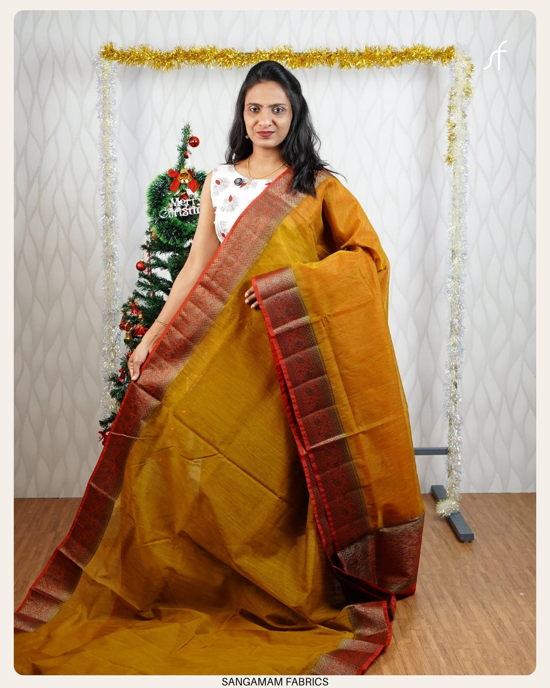 SEMI JUTE SILK BANARASI  SAREE
