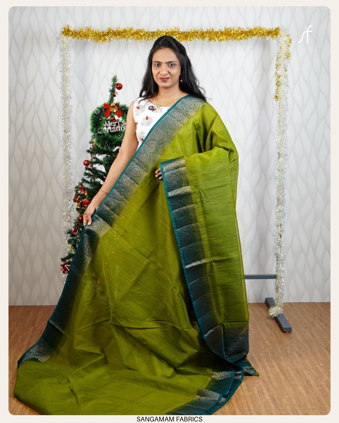 SEMI JUTE SILK BANARASI  SAREE