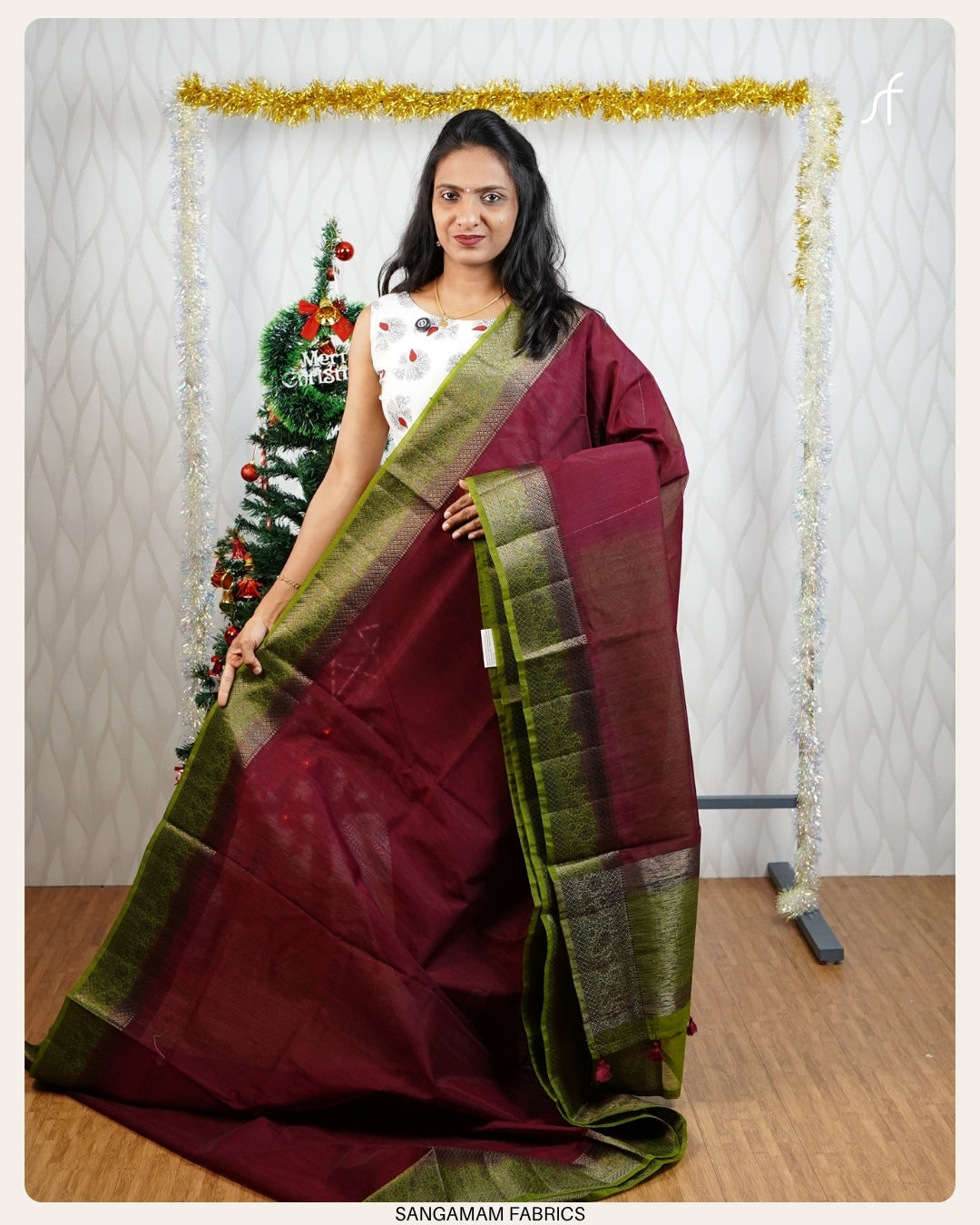 SEMI JUTE SILK BANARASI  SAREE