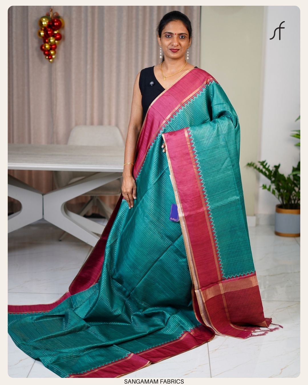 SEMI TUSSAR SILK SAREE