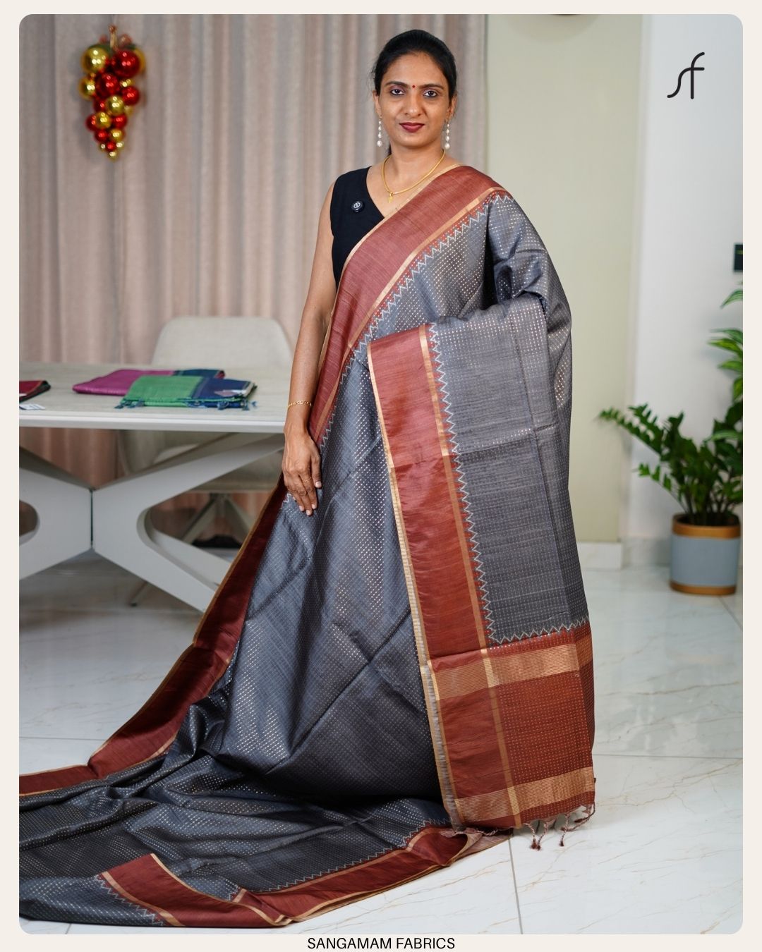 SEMI TUSSAR SILK SAREE
