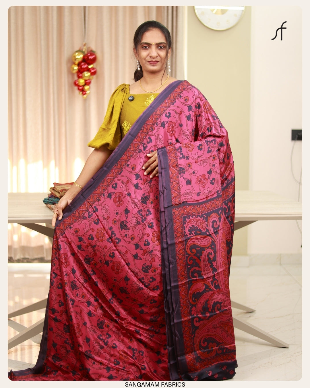 KALAMKARI PRINTED DAILY WEAR SAREE