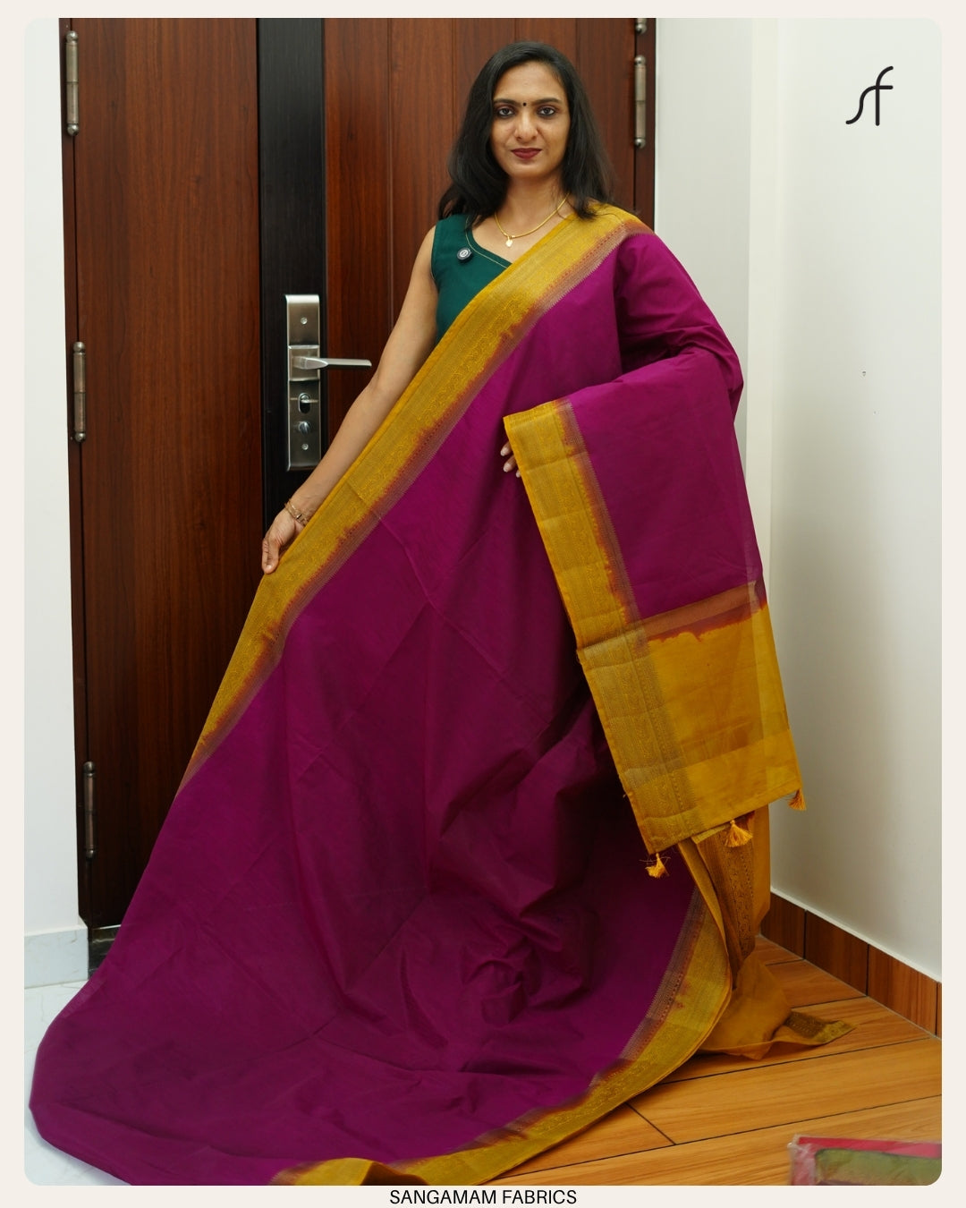 SEMI JUTE BANARASI SAREE