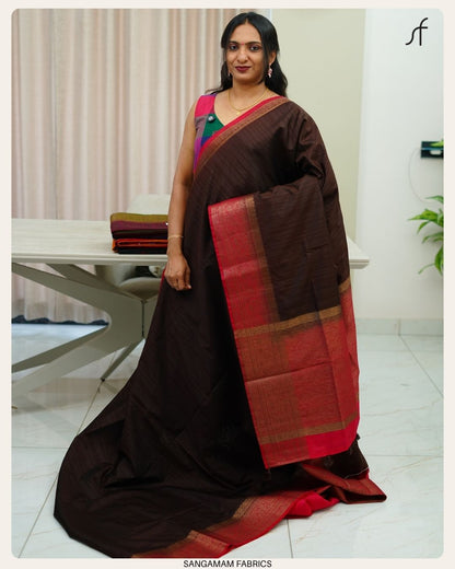 SEMI RAW SILK SAREE