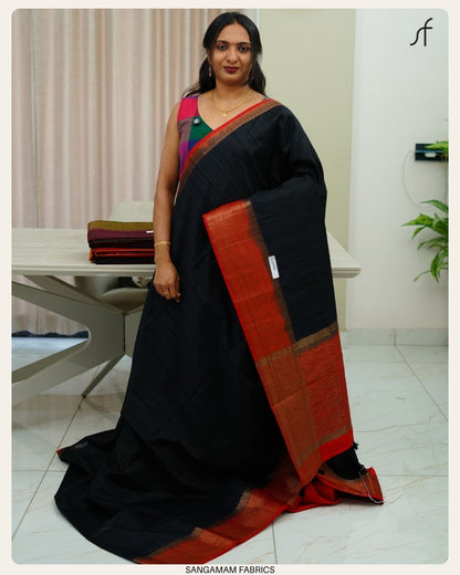 SEMI RAW SILK SAREE