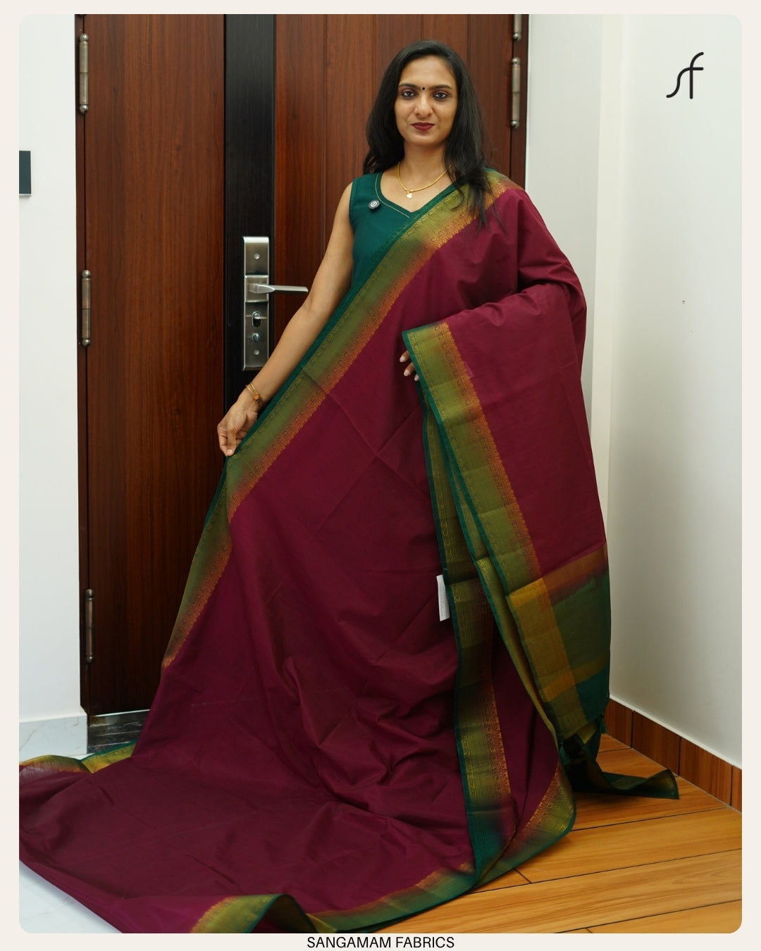 SEMI JUTE BANARASI SAREE