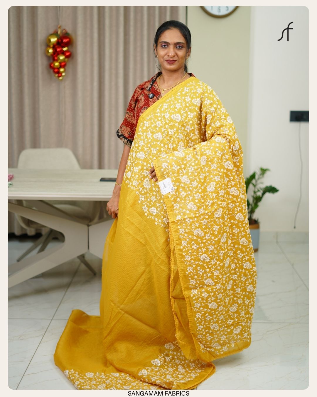 NET COTTA SAREE