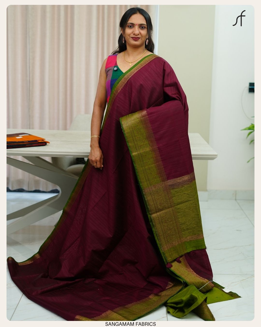 SEMI RAW SILK SAREE
