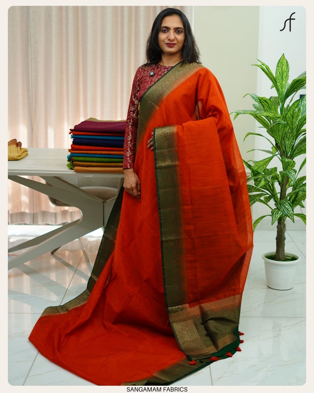 SEMI JUTE BANARASI SAREE