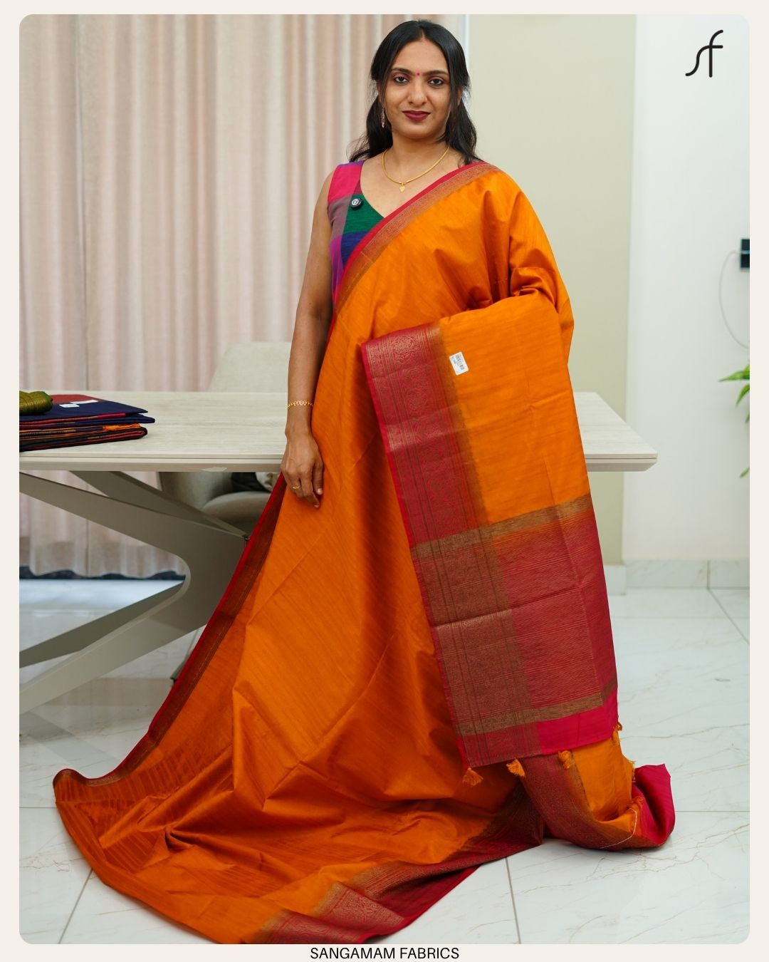 SEMI RAW SILK SAREE
