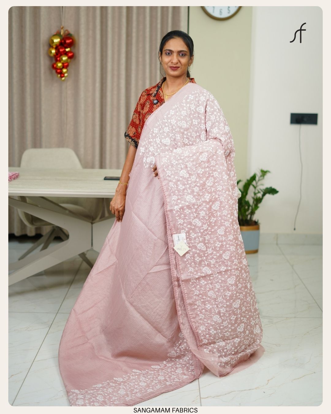 NET COTTA SAREE