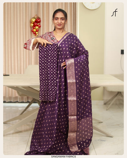 VISCOSE GEORGETTE BANARASI SAREE
