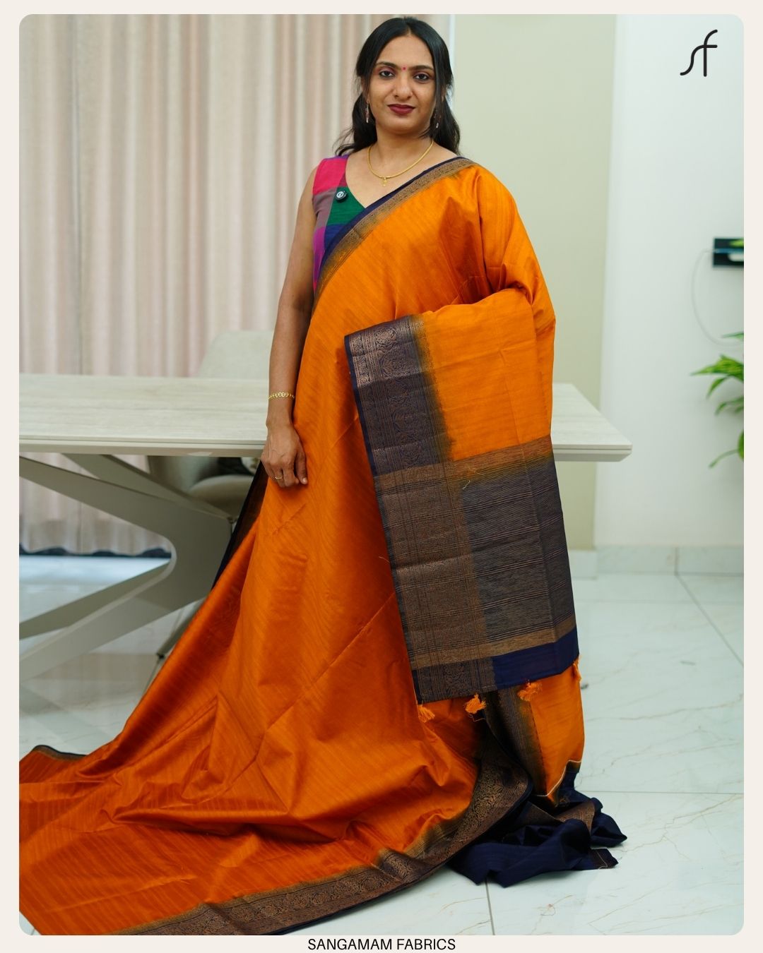 SEMI RAW SILK SAREE