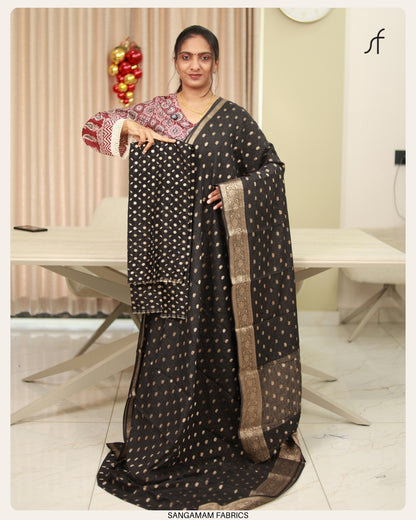 VISCOSE GEORGETTE BANARASI SAREE