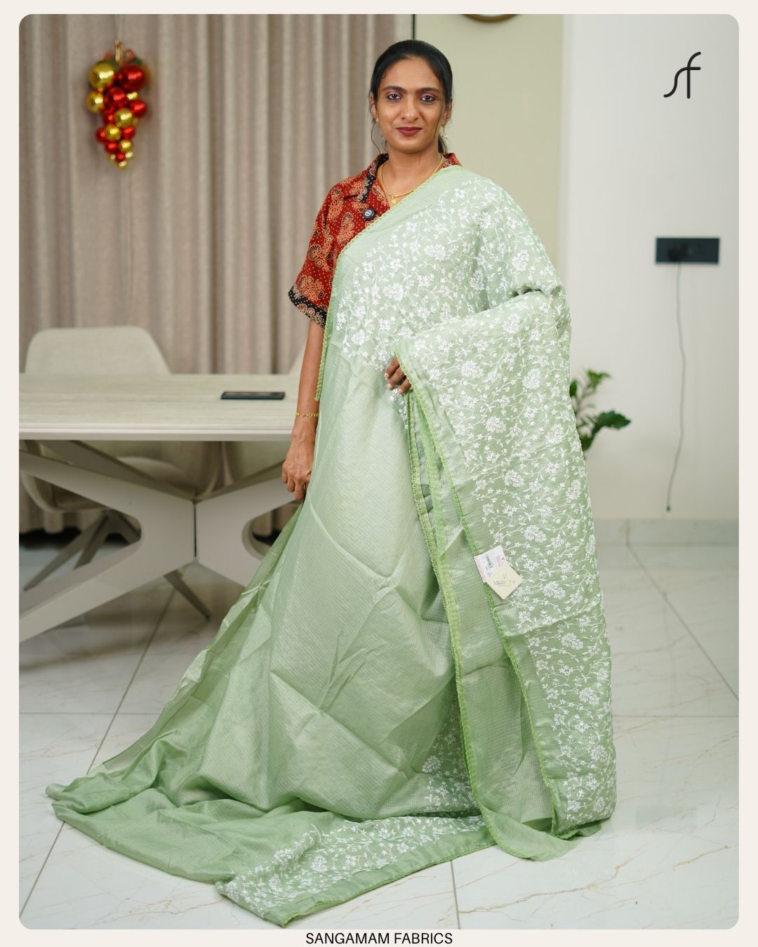 NET COTTA SAREE