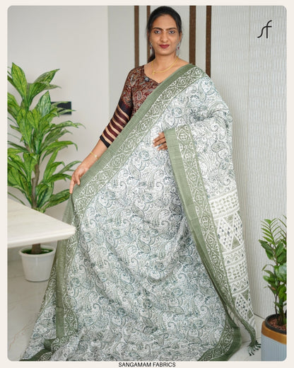 SEMI JUTE SAREE