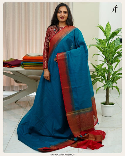 SEMI JUTE BANARASI SAREE
