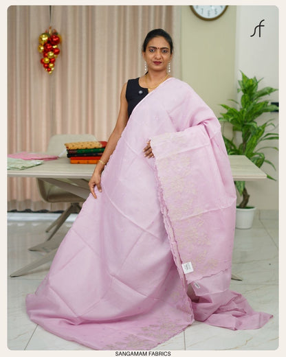 NET COTTA SAREE