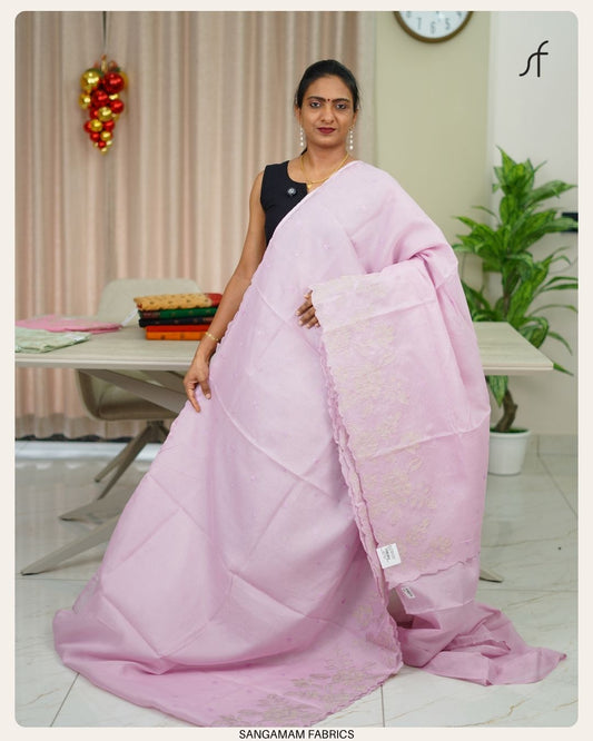 NET COTTA SAREE