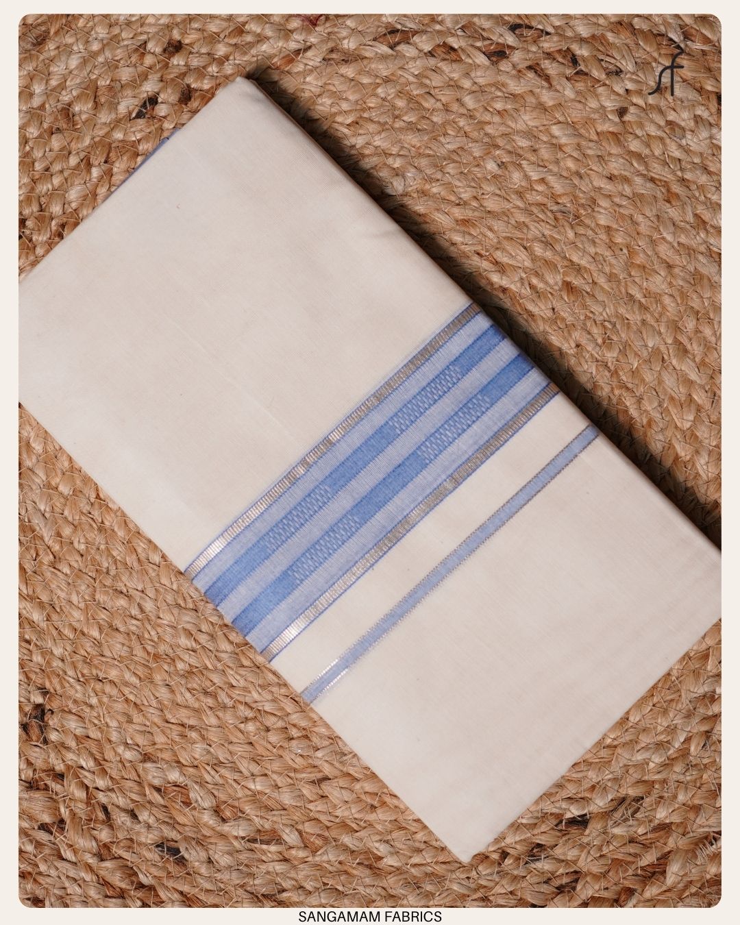 SILVER STRIPE COTTON MUNDU