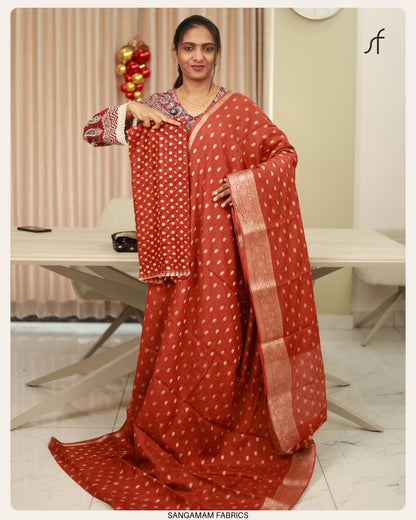 VISCOSE GEORGETTE BANARASI SAREE