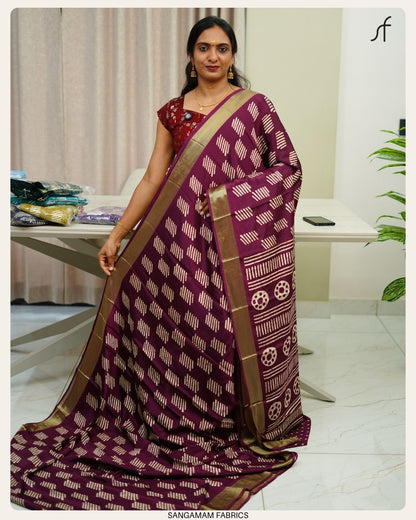 TURKISH SHIFFON SAREE