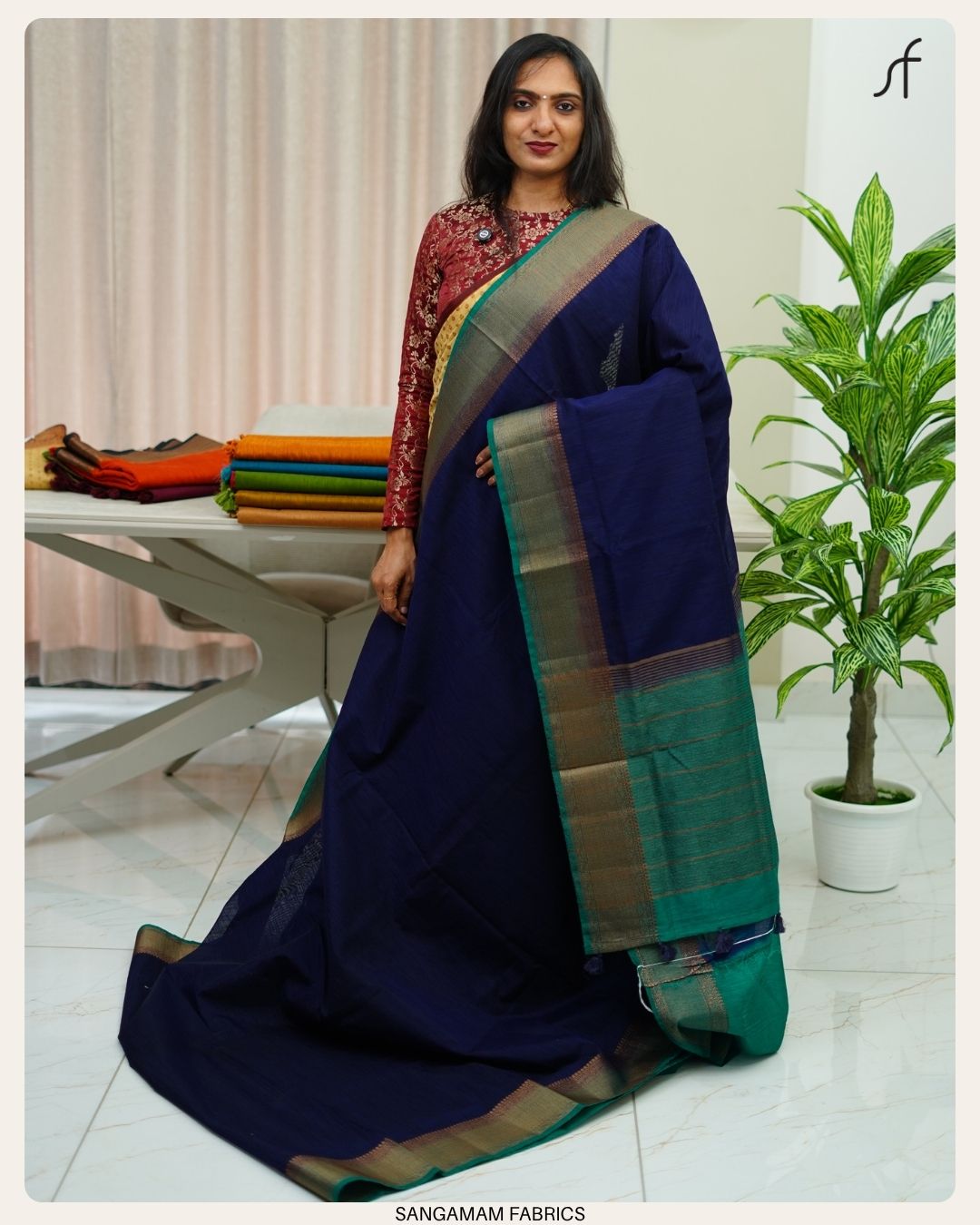 SEMI JUTE BANARASI SAREE