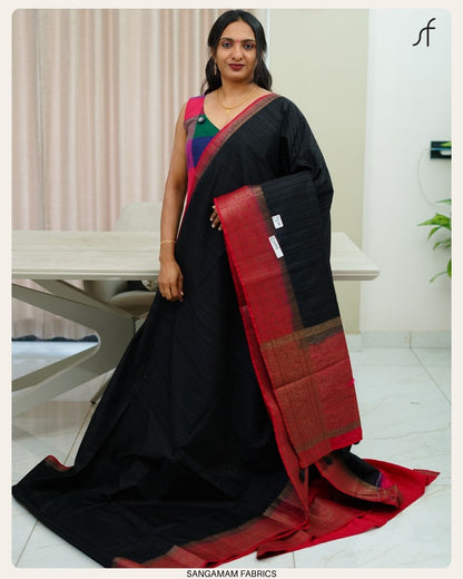 SEMI RAW SILK SAREE