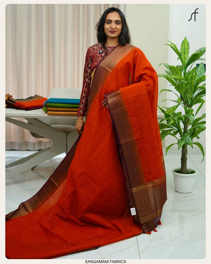 SEMI JUTE BANARASI SAREE