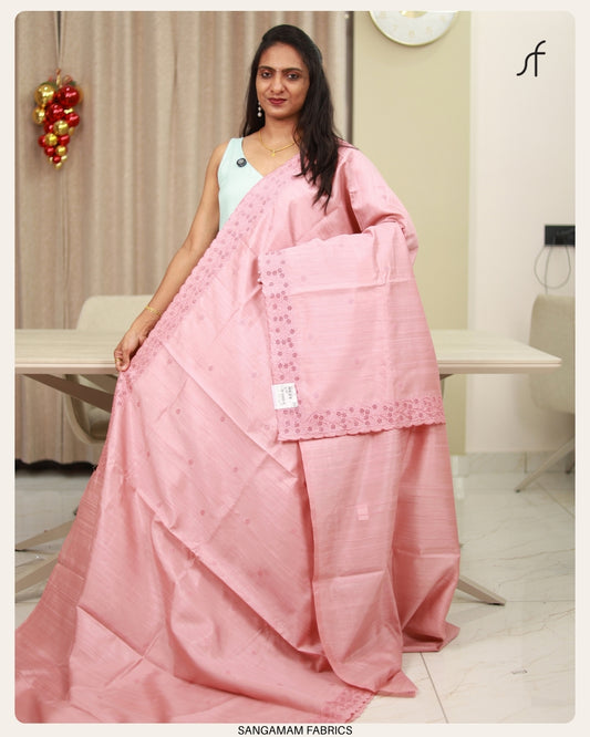 SEMI TUSSAR SILK SAREE