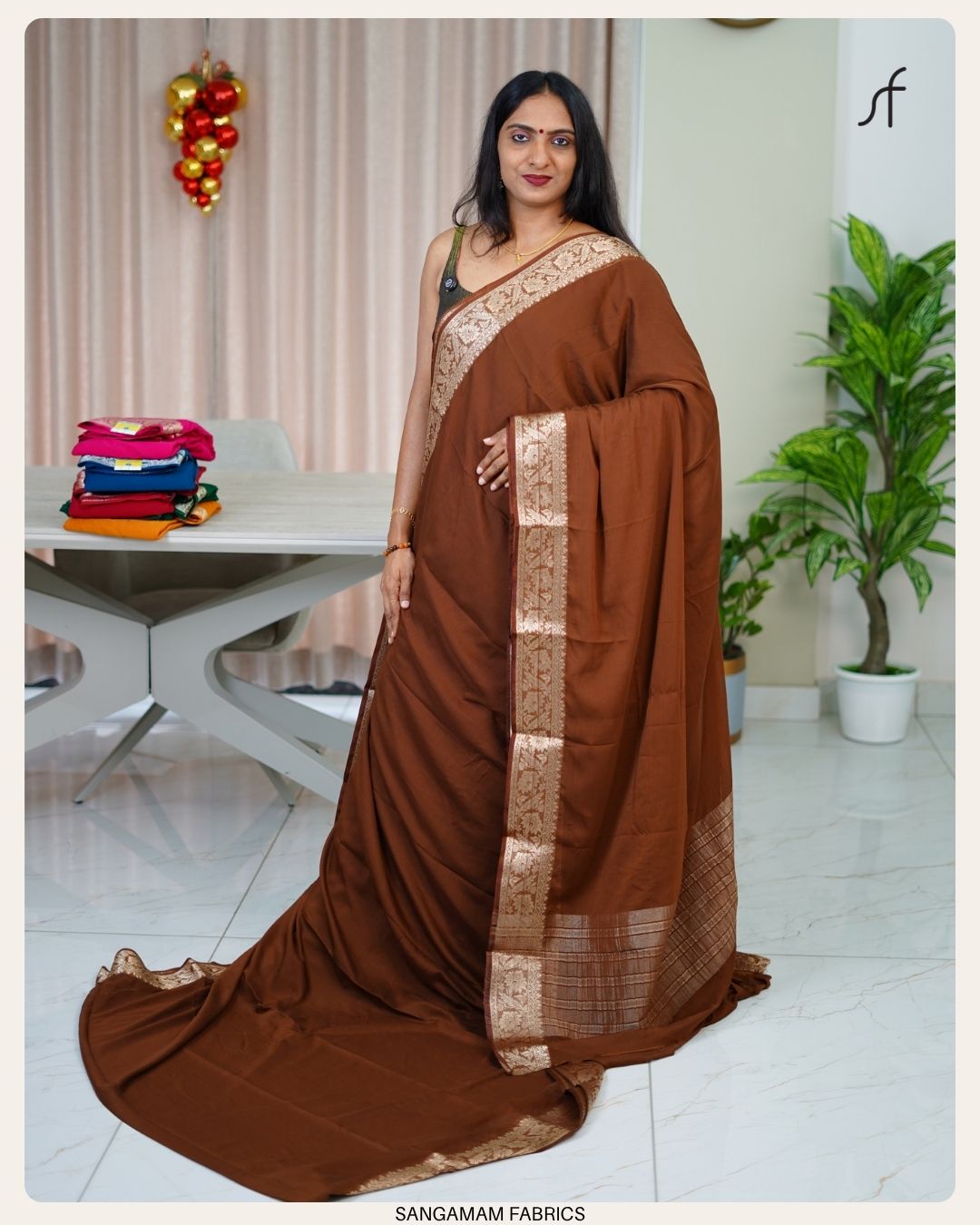 SEMI BANARASI SAREE